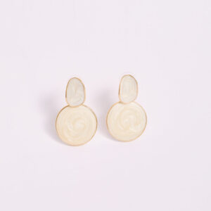 Aretes Perla Colgante Minimal Nefrah