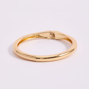 Brazalete Minimal Doble Línea Dorado Nefrah