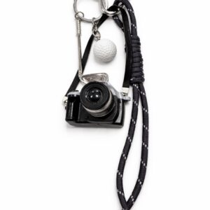 Bag Charm Vintage Cámara Plateada