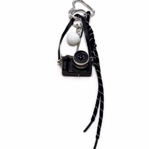 Bag Charm Vintage Cámara Black Sport