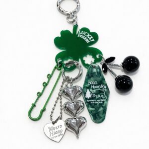 Bag Charm Trébol Lucky Friends Verde